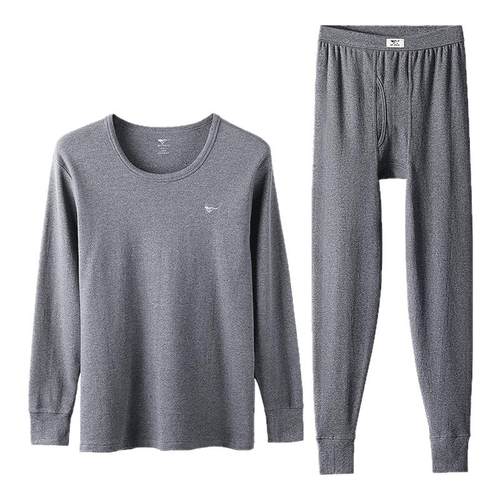 七匹狼100%纯棉保暖内衣套装