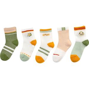 贝贝怡宝宝儿童袜子春秋薄款男童网眼袜棉夏款中筒袜女孩春夏短袜