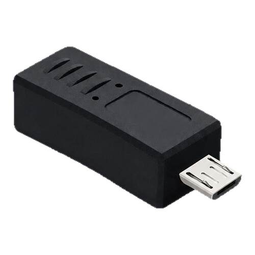 Mini USB转接头安卓V8转MicroUSB公头即插即用稳定传输90度左右弯 车载导航适用于360行车记录仪电源线转换头