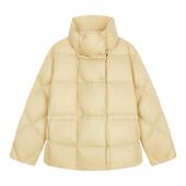 MOUSSY 7801 大翻领90%鸭绒菱格纹羽绒服女010HAS30 冬季 新品