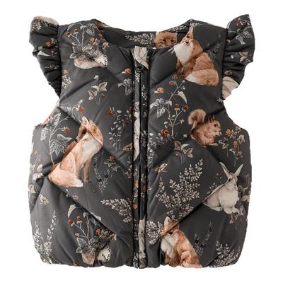 [花语小镇]aqpa婴儿羽绒马甲三防加厚冬保暖儿童宝宝羽绒背心外穿