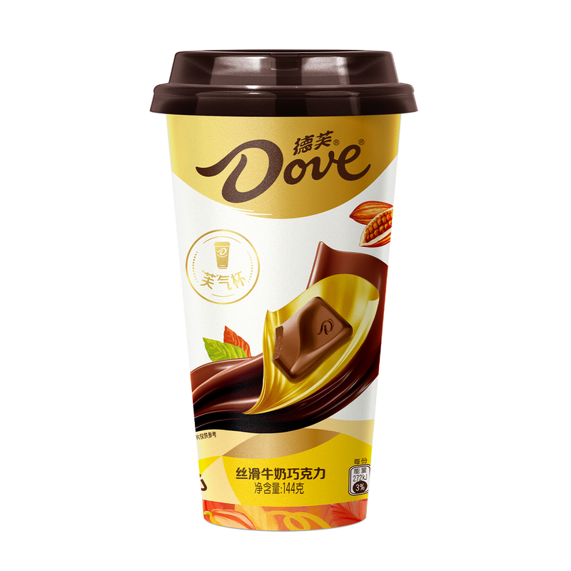 德芙芙气杯丝滑牛奶144g