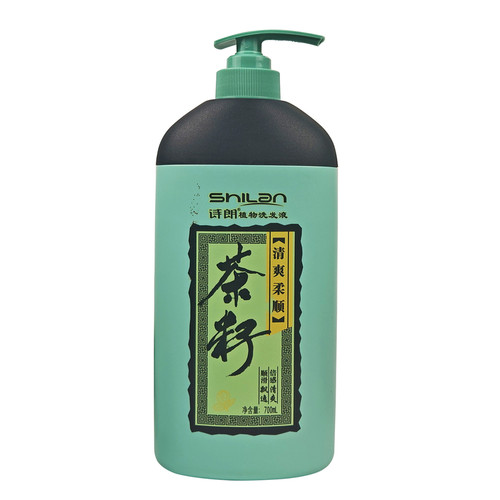 诗朗洗发露植物洗发液茶籽清爽