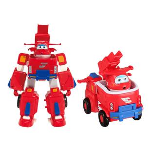 超级飞侠变形机器人Q版合体机甲套装乐迪小爱变形玩具儿童男女孩