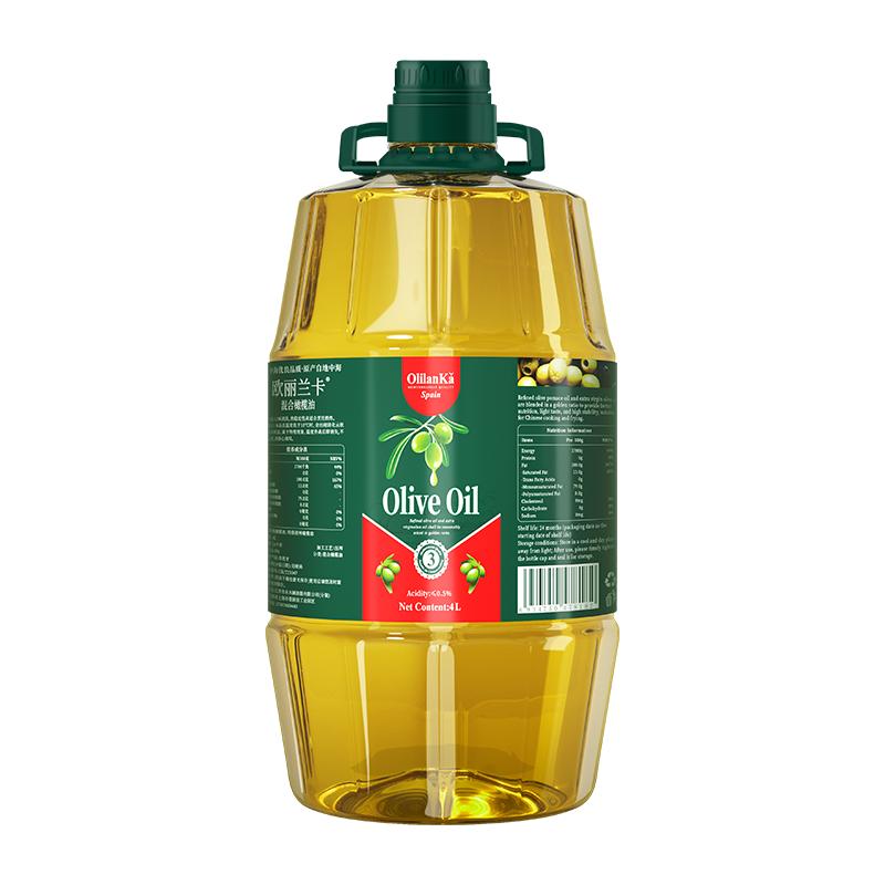 欧丽兰卡初榨橄榄油4L减脂食用油
