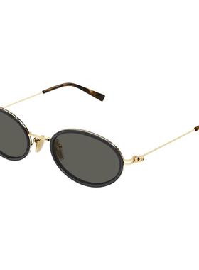开云眼镜 古驰GUCCI男女同款金属圆形小框防晒太阳镜墨镜GG1980S