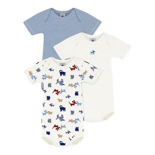 【2026春夏新品】法国Petitbateau小帆船童装宝宝爬服3件装A0FQN