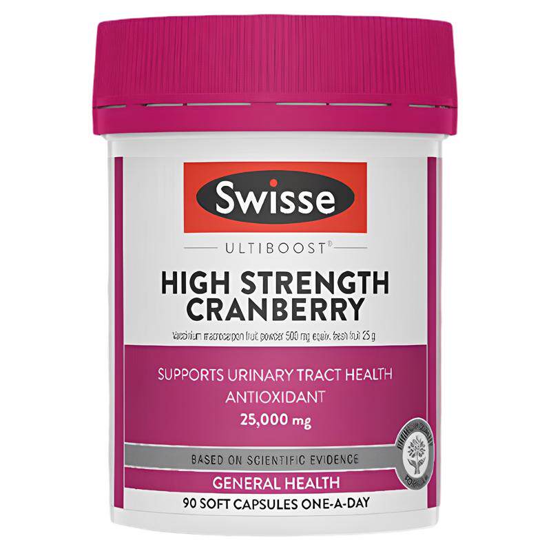 Swisse斯维诗中蔓越莓90粒胶囊女性益生菌卵巢保养泌尿系统改善