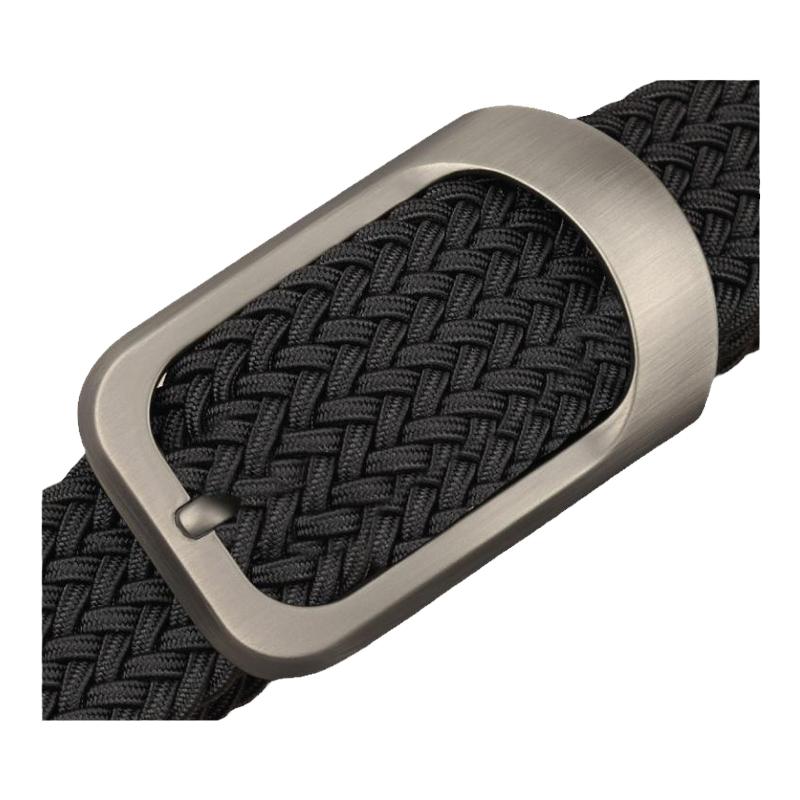 Jeep皮带男休闲松紧弹力腰带女舒适帆布高尔夫牛仔裤裤带针织