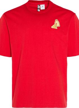 adidas阿迪达斯男子运动休闲短袖T恤KR3078