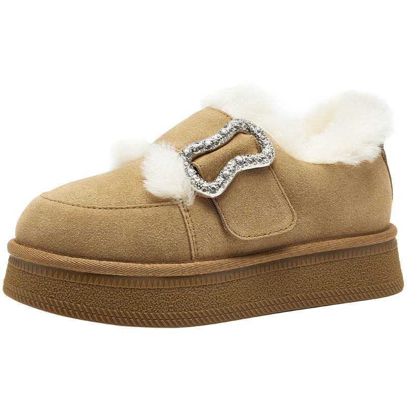 Nine West/玖熙加绒加厚雪地靴女冬季新款厚底羊毛保暖毛毛棉鞋,女鞋,时尚雪地靴,淘宝优惠券,粉丝福利购,淘宝优惠卷