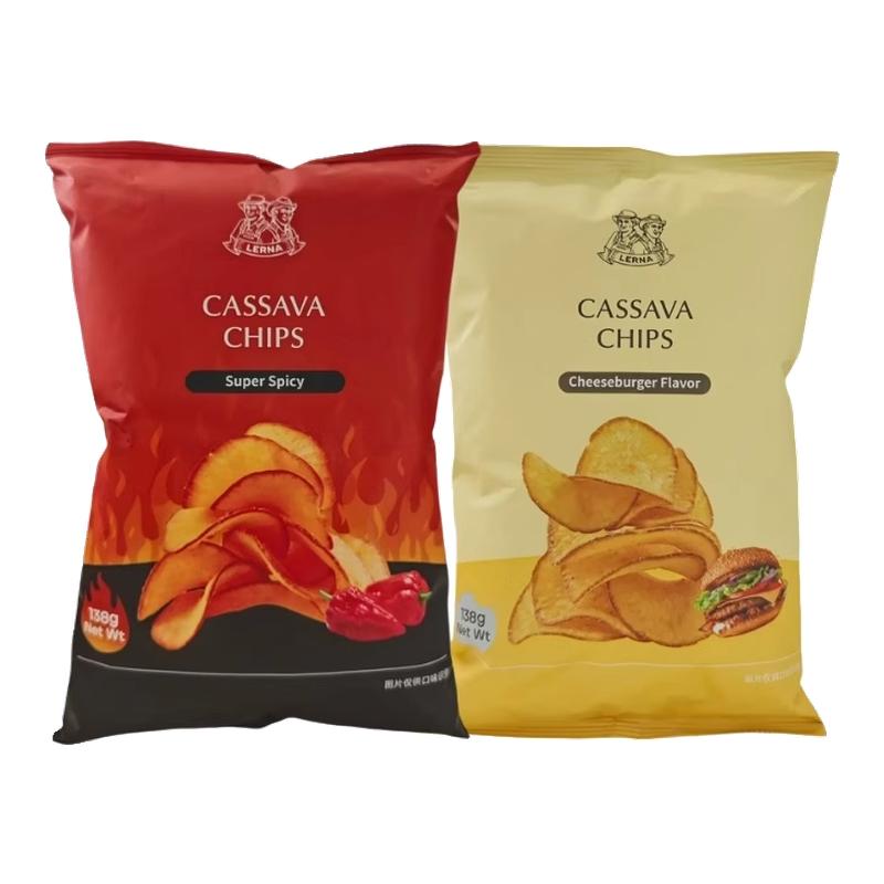 莱纳木薯片印尼进口休闲膨化食品