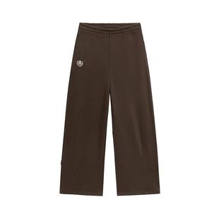 纯棉垂感针织长裤 Kappa卡帕女裤 休闲直筒裤 新款 K0F82AK08 2025冬季