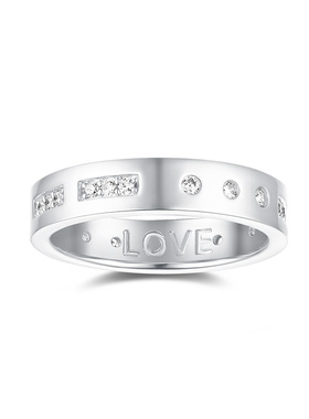 【生日礼物】APM Monaco摩斯密码戒指女款纯银小众男女情侣对戒