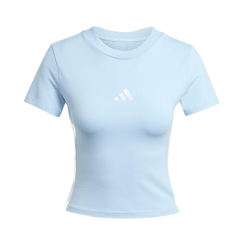 adidas阿迪达斯易用系修身半袖夏女ESSENTIALS休闲短