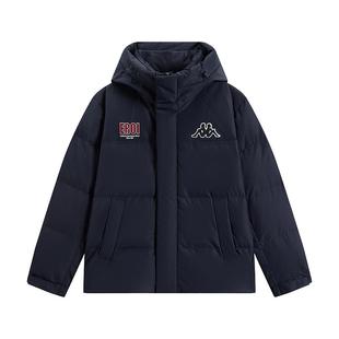 时尚 Kappa卡帕男装 新款 2025冬季 百搭保暖连帽羽绒服K0FY2YY07 女装
