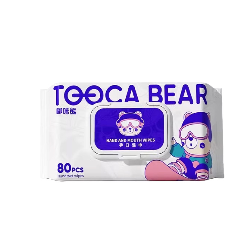 嘟咔熊湿巾手口专用清洁纸巾图片