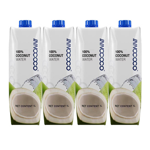 泰国进口INNOCOCO椰子水1L1升装100%纯椰汁天然0脂饮料特价清仓