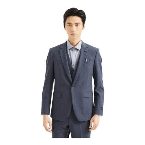 【竖纹设计】利郎青年商务西服男2025秋季休闲西装三件套Q4QXF01