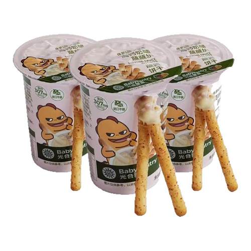 光合星球蘸酱饼干高钙宝宝零食