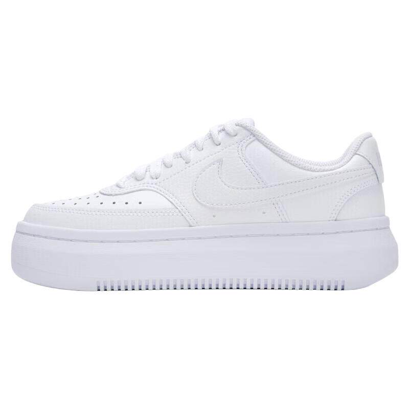 NIKE/耐克小白鞋女鞋板鞋轻便皮面鞋子运动鞋厚底显高板鞋休闲鞋