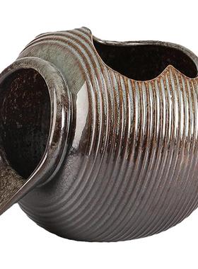 生态缸古法养鱼循环水流水陶罐鱼缸造景装饰摆件鱼池出水口过滤器