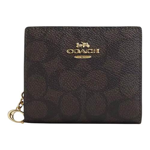 COACH/蔻驰SnapWallet短款按扣