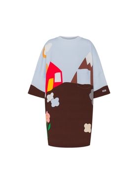 【特惠返场】Moschino/莫斯奇诺  女士棉质超大连衣裙