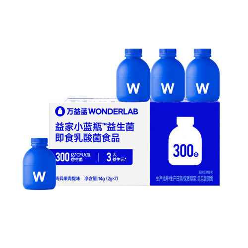 万益蓝小蓝瓶益生菌成人肠道菌