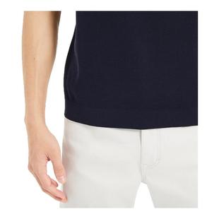 丝棉混纺 时尚 利郎青年商务短袖 男2025夏季 上衣Q5XTX501 针织衫