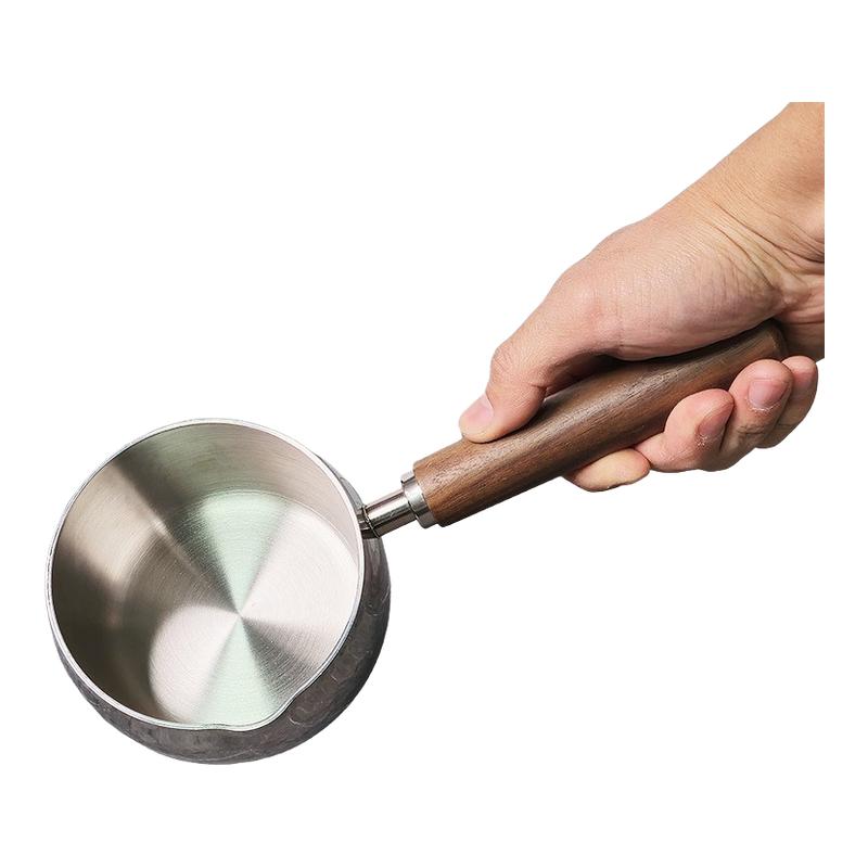 316L不锈钢奶锅加厚小汤锅宝宝煮热奶无涂层不粘小奶锅婴儿辅食锅