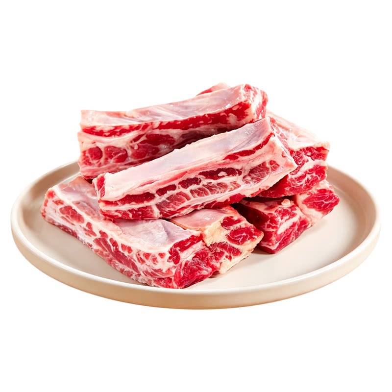 和牛去骨剔筋牛肋条原切新鲜牛肉