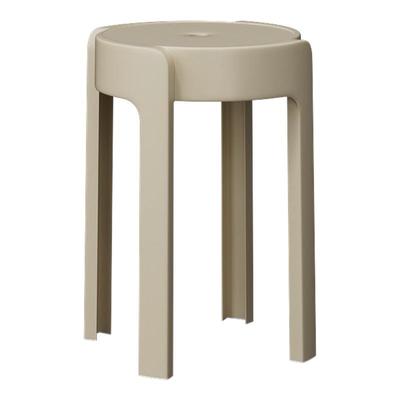 塑料圆凳子家用加厚结实耐用客厅餐厅备用凳可叠放摞叠餐桌高椅子