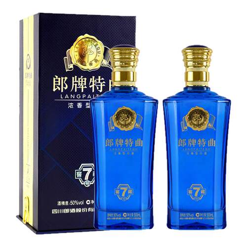 郎酒郎牌特曲窖藏7号50度浓香型白酒500ml纯粮酿造宴请送礼自饮
