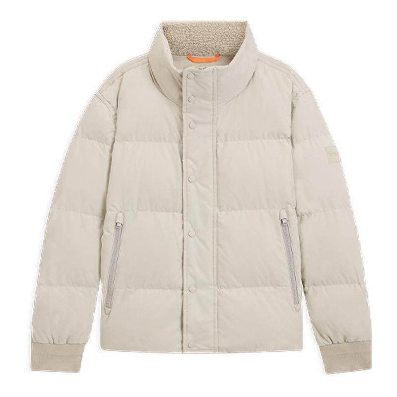 【面包服】BOSS博斯 男士冬款仿羊羔绒立领宽松版型棉服,男装,棉衣,淘宝优惠券,粉丝福利购,淘宝优惠卷