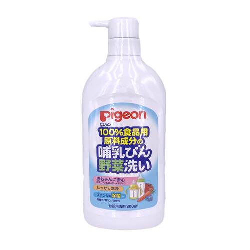 日本贝亲800ml果蔬奶瓶清洗剂