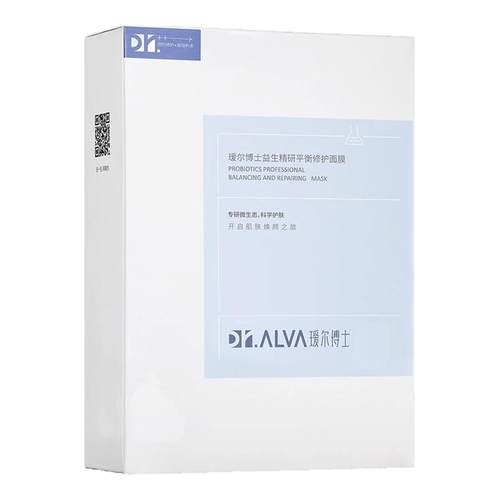 瑷尔博士益生菌面膜积雪草女补水保湿急救修护熬夜敏感肌正品