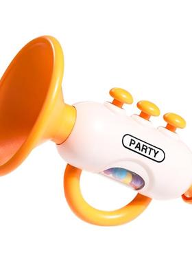 小喇叭可吹口哨儿童玩具宝宝哄娃神器1-3岁吹吹乐口琴哨子婴幼儿