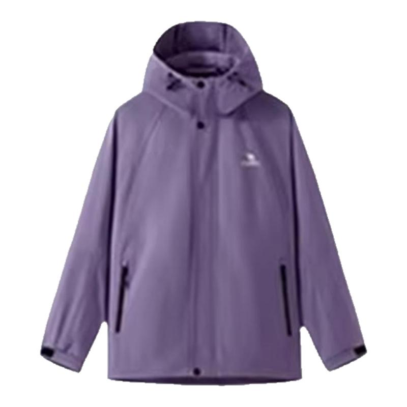 骆驼山海夹克春夏新款女装紫色外套户外工装百搭防风风衣登山服男