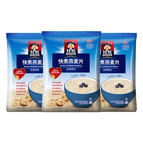 燕麦片快煮代餐桂格1000g