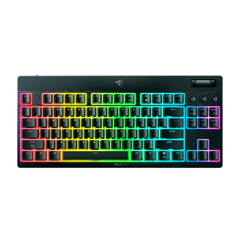 Razer雷蛇黑寡妇蜘蛛V4矮轴竞技极速版三模无线电竞游戏机械键