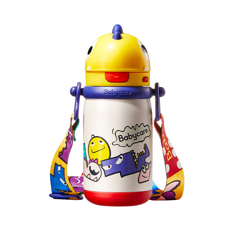 babycare恐龙保温杯儿童吸管杯316不锈钢保温杯幼儿园宝宝饮水杯,婴童用品,婴童保温杯,淘宝优惠券,粉丝福利购,淘宝优惠卷