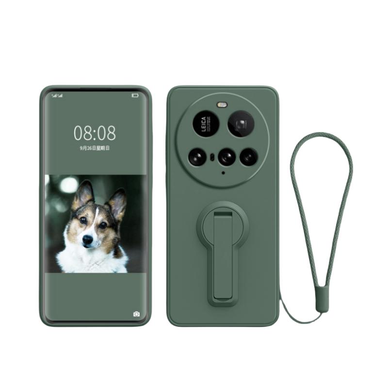 横竖双用支架适用小米15ultra手机壳新款MIUI14pro保护套高级感13全包防摔硅胶12带手绳简约10青春版软女9/8