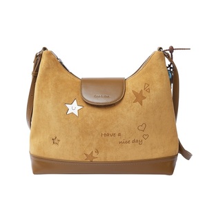 畹町软麂皮饺子包秋冬复古棕美拉德单肩腋下包休闲百搭通勤斜挎包