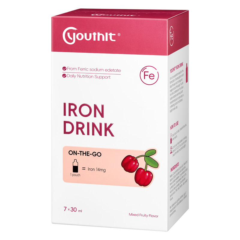 Youthit优思益铁饮补铁补血贫血女性孕妇补铁剂专用铁元素补气血