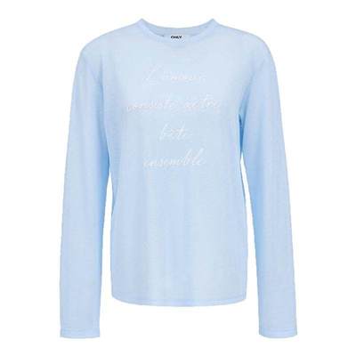 ONLY透肤微廓形剪裁顺滑垂坠T恤