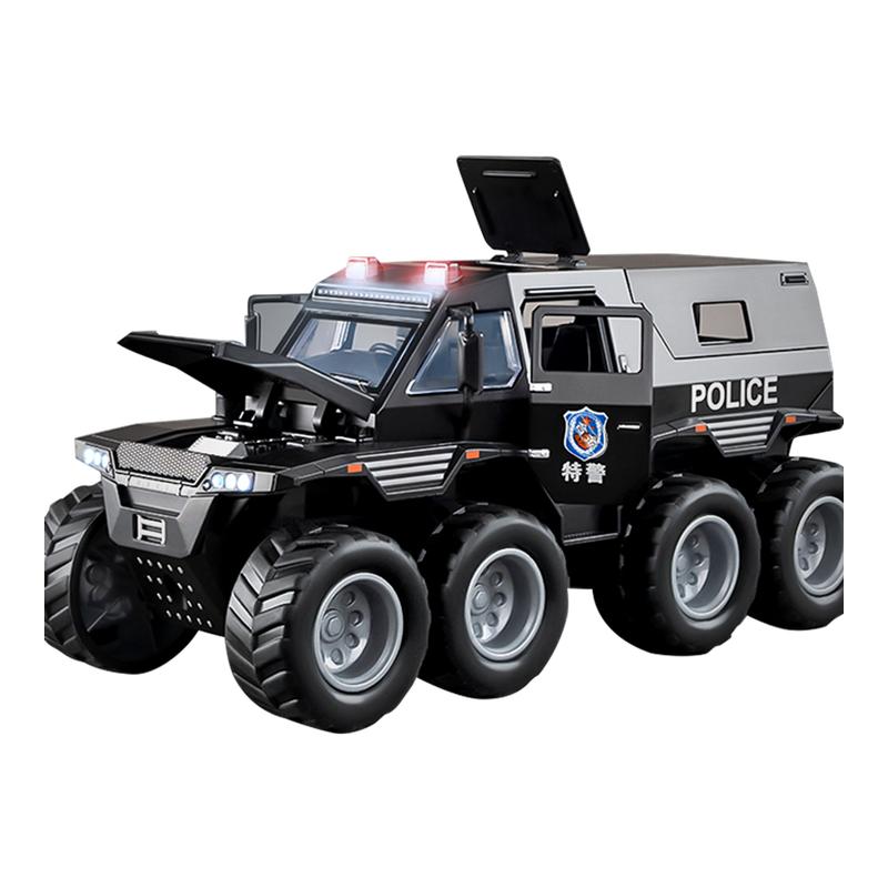 合金警车玩具小汽车儿童