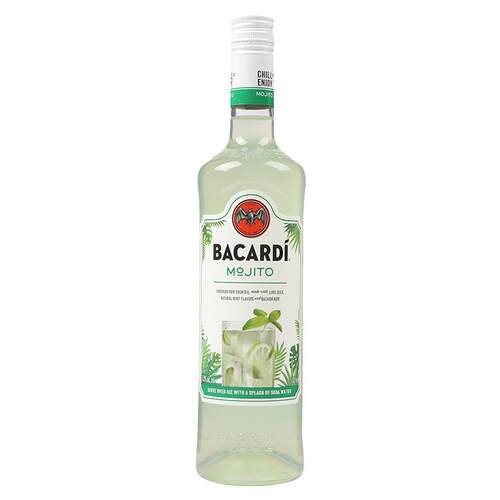 【百亿补贴】百加得预调鸡尾酒调酒莫吉托 Mojito洋酒700ml鸡尾酒