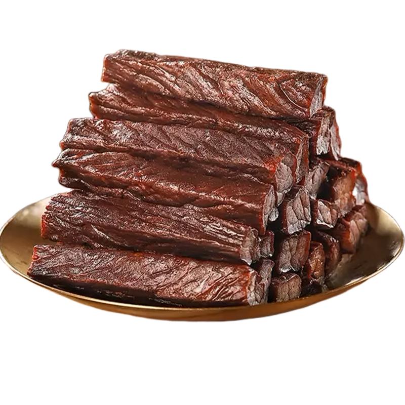 塔哈莱云南特产火烧干巴风干手撕牛肉干黑干巴美食牛干巴零食