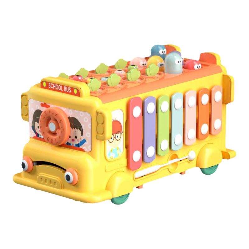 多功能宝宝收纳盒早教益智婴幼儿音乐玩具0到3岁手敲琴婴幼儿玩具